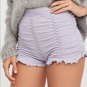 NWOT Free People Intimately Ruched Shorts